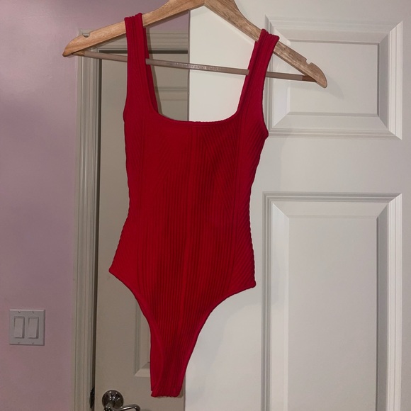 Zara Red Body Suit - Picture 1 of 3